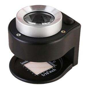 德国60倍放大镜鸽子鉴定专用高清正品面料照布镜眼睛带灯100刻度