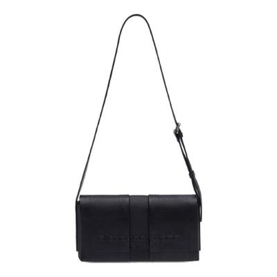 【粉丝专享】亚历山大王 Alexander Wang 斜挎包- 皮质 - 黑色