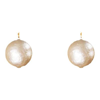 刘亦菲同款耳环女珍珠耳钉