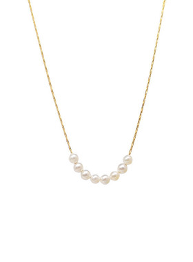 水洗不退色日系迷你款珍珠项链