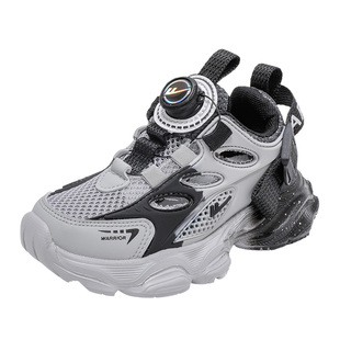 回力童鞋男童篮球鞋2026夏季新款儿童黑色透气运动鞋女童镂空网鞋