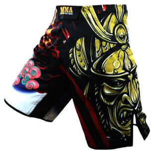 MMA搏击运动短裤男UFC综合格斗训练健身泰拳击定制裤子柔术散打服