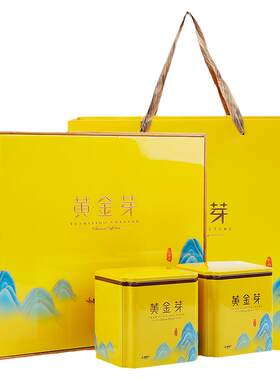 2026年新茶黄金芽茶叶高档礼盒装