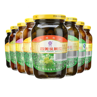扬州特产三和四美瓶装酱菜嫩黄瓜生姜萝卜宝塔什锦香菜心酱瓜