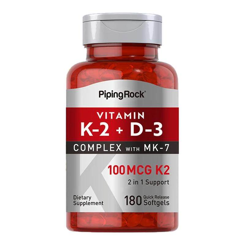 美国朴诺K2D3复合胶囊180粒
