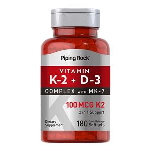 美国朴诺K2D3复合胶囊180粒