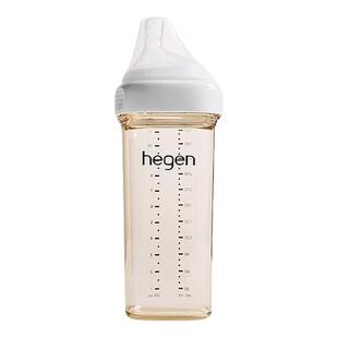 HEGEN海格恩PPSU奶瓶6月龄婴儿奶瓶耐摔宽口径防呛防胀气自带奶嘴