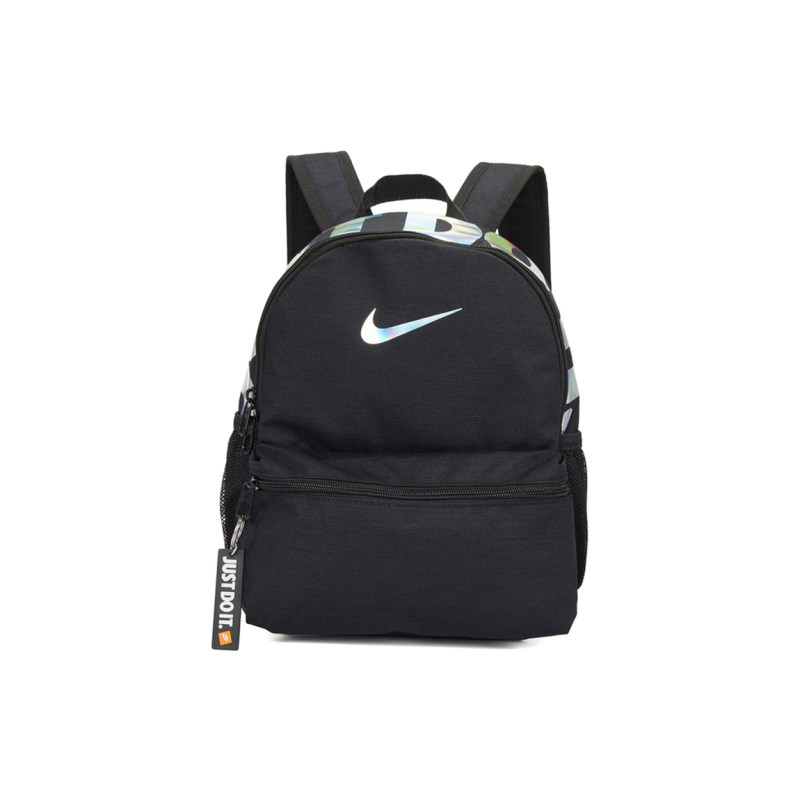 Nike耐克 镭射Logo学生 书包背包双肩包 小号 男女同款情侣款 黑