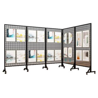 折叠铁丝网格展示架饰品幼儿园