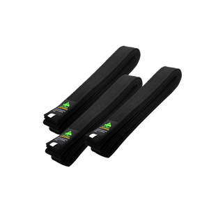 WOOSUNG跆拳道道带刺绣黑带定制腰带段位带5cm跆拳道黑带定制