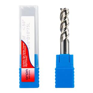 数控硬质 合金铣刀55度3三刃铝用立铣刀 钨钢平底刀加长 铝件专用