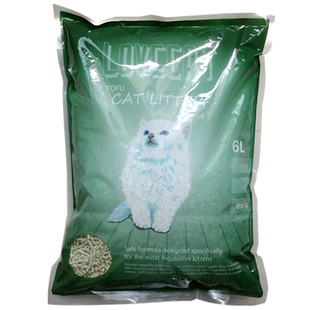 爱宠爱猫lovecat猫砂豆腐砂绿茶原味无尘结团天然植物除臭猫砂沙