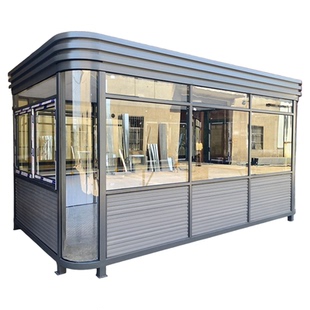 钢结构保安亭小区门卫室值班室户外收费亭可移动成品岗亭厂家定制