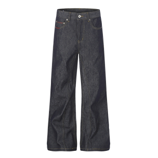 〔2.0版本手缝针原牛〕13盎司原牛646微喇版型牛仔裤丹宁Denim