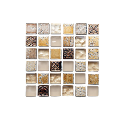 简约现代仿马赛克卫生间防水防潮自粘墙贴厨房防油贴纸装饰出租房