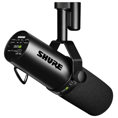 Shure/舒尔SM7dB动圈麦克风专业录音电台直播话筒SM7B进阶升级版