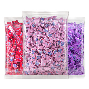 宏源果汁硬糖前台招待水果糖散装批发办公室休闲小零食散装糖果