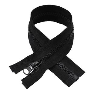 5号树脂拉链单头单开羽绒服外套长款拉锁校服门襟彩色拉链条配件