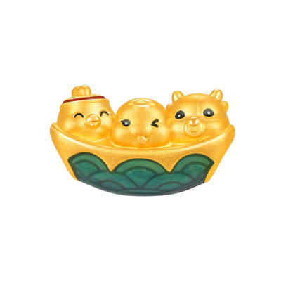 明牌珠宝黄金三合顺发船转运珠