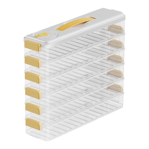 夹缝饺子冷冻盒冰箱侧门专用保鲜盒食品级分装整理盒省空间饺子盒