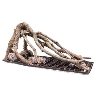 小鱼缸造景一体式南美原生态景观骨架全套成品专用石头木头沉木