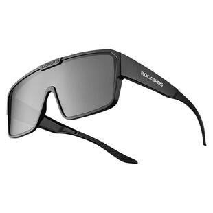 洛克兄弟骑行眼镜近视套镜大框户外自行车护目偏光太阳镜防风男女