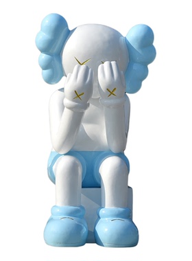 网红芝麻街玻璃钢户外庭院摆件