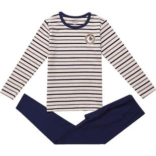 英博伦儿童内衣套装纯棉男童秋衣秋裤全棉小男孩睡衣中大童棉毛衫