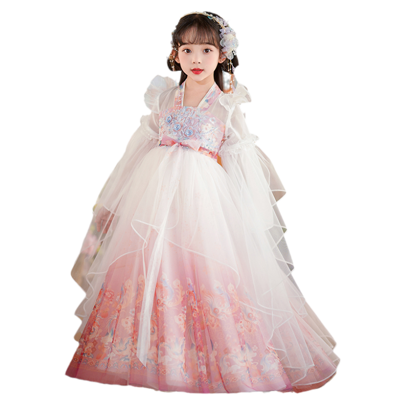 桃花仙子花神汉服小女孩中国风
