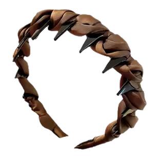 高颅顶发箍女款高级感洋气时尚头箍2025新款防滑带齿压发发卡头饰