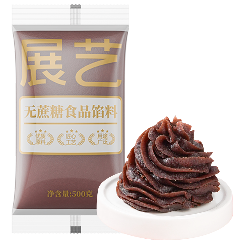 展艺无蔗糖黄油豆沙烘焙