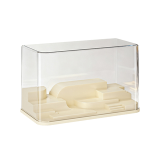 星星人盲盒透明手办收纳盒桌面展示盒塑料防尘大容量创意摆件收纳