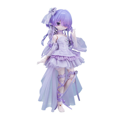 COME4FREE花语系列【薄暮紫藤】8分BJD娃衣裙子玩偶衣服套装