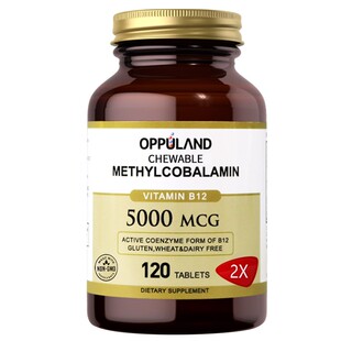 叶酸片中老年复合维生素b12同型半胱氨酸OPPULAND活性叶酸血管