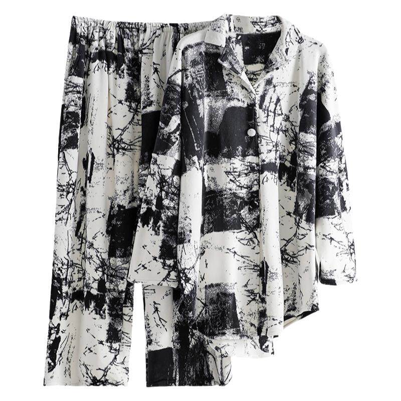 女海岛绒加长开衫家居服睡衣