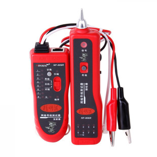 精明鼠NF-806R多功能网络寻线仪寻线器网线查线器测线仪NF-801R巡线器测试仪检测器找线仪套装POE带电防烧