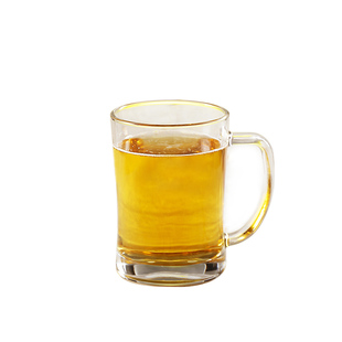 创意玻璃啤酒杯威士忌洋酒杯大号扎啤杯大容量带把500ml茶水杯子