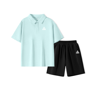 匹克童装男童潮帅气时髦套装夏季青少年运动polo衫短袖训练网球服