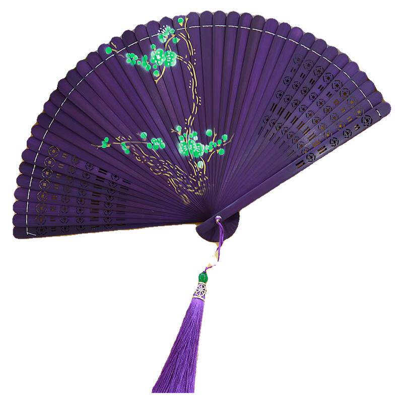 中国风古典全竹易开合舞蹈跳舞汉服旗袍走秀随身携带古风扇子折扇