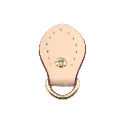 DIY二层牛皮挂扣带D扣小耳朵