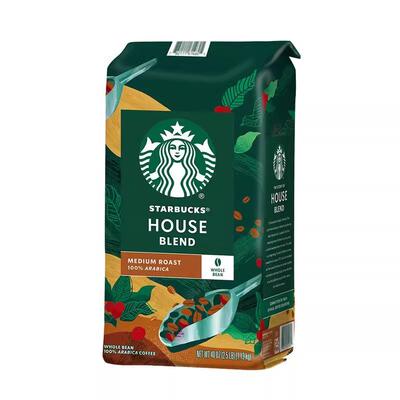新货美国starbucks星巴克咖啡豆意式重度House中度烘焙1.13kg经典