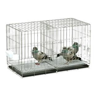养鸽子专用笼白鸽养殖笼配对笼折叠铁笼子加粗加固家用大号特大号