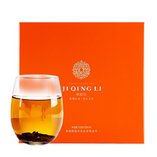 积庆里英德红茶英红九号高档礼盒装蜜兰香有机红茶茶叶东方金美人