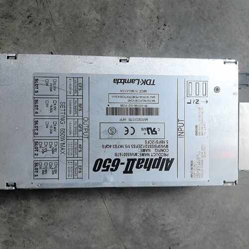 询TDK-Lambda AIpha-650  MV6500