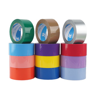 彩色封箱胶带5cm宽高粘透明胶打包印字胶布定制logo区分标记包邮