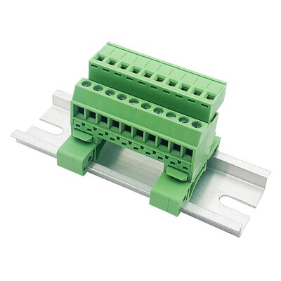 对接插拔式接线端子绿色端子