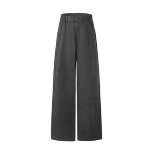 男士黑色高端直筒休闲裤男款热卖榜2026新款秋季裤子宽松百搭潮牌