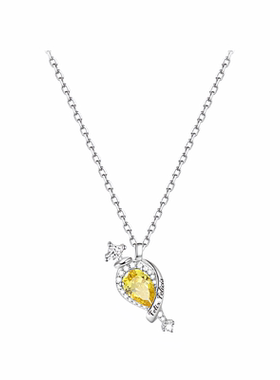 哈利波特联名纯银福灵剂锁骨链