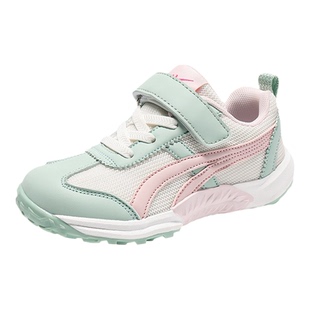 双星童鞋女童运动鞋2026春秋新款儿童鞋子网面透气中大童跑步鞋潮