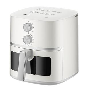 东芝可视空气炸锅免翻面电炸锅大容量家用智能多功能蒸烤双旋钮5L